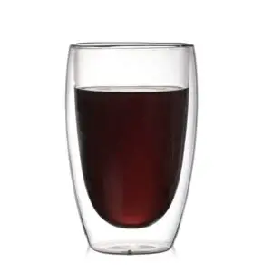 450ml Cup Double Wall Glass