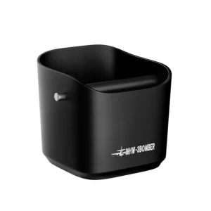 Square Knock Box- 1.2L- Black (MHW- 3BOMBER)